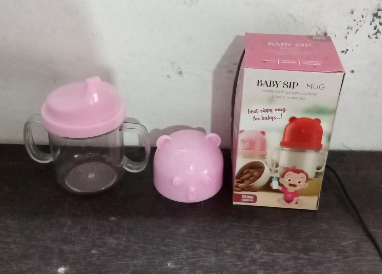 5979 Baby Milk Mug Sippy Cup Baby Mug, Leakproof, Mug For Kids Lightweight, Nursing, Dishwasher Safe Mug (250 Ml / 1 Pc) 5979 Baby Milk Mug Sippy Cup Baby Mug, Leakproof, Mug For Kids Lightweight, Nursing, Dishwasher Safe Mug (250 Ml / 1 Pc)